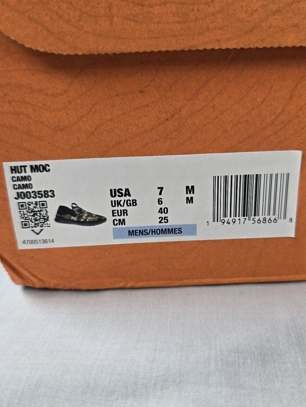 Merrell▪️Men's Hut Moc Camo Slip-On Slipper Shoe